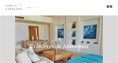 Desktop Screenshot of forjaespacios.com